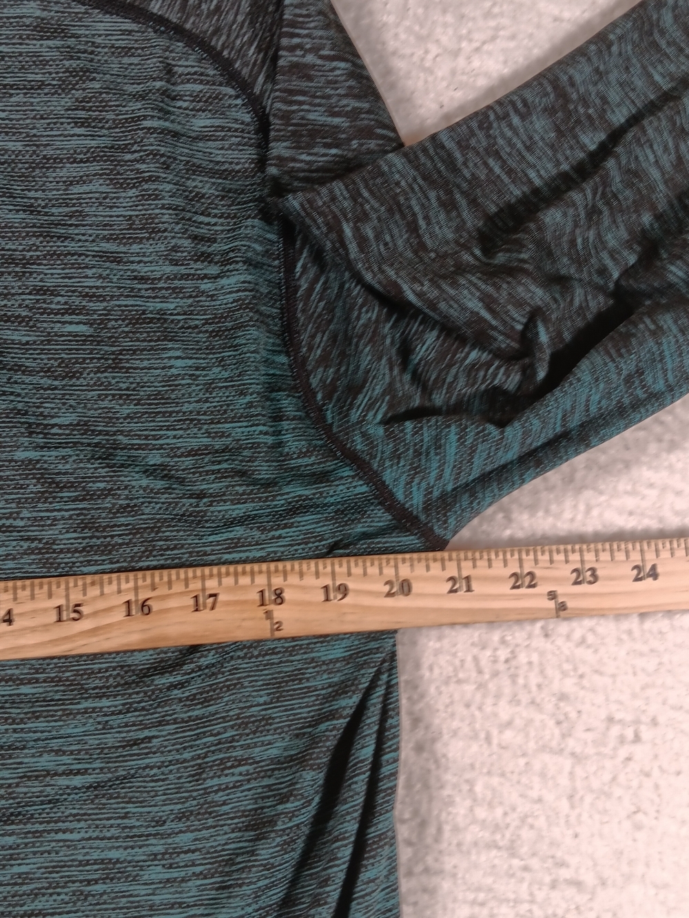 Lululemon Shirt Mens XL Heathered Green Metal Vent Tech Long Sleeve Performance - Picture 8 of 10